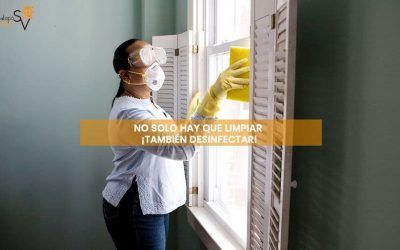 No solo hay que limpiar, ¡también desinfectar!